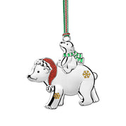 Polar Bear with Cub Christmas Tree Decoration