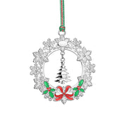 Wreath with Christmas Tree Decoration