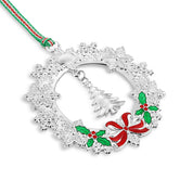 Wreath with Christmas Tree Decoration