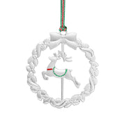 Reindeer Wreath Christmas Tree Decoration