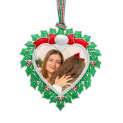 Holly Photoframe Christmas Tree Decoration