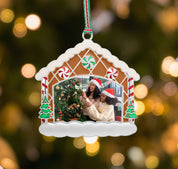 Gingerbread Home Photoframe Christmas Decoration