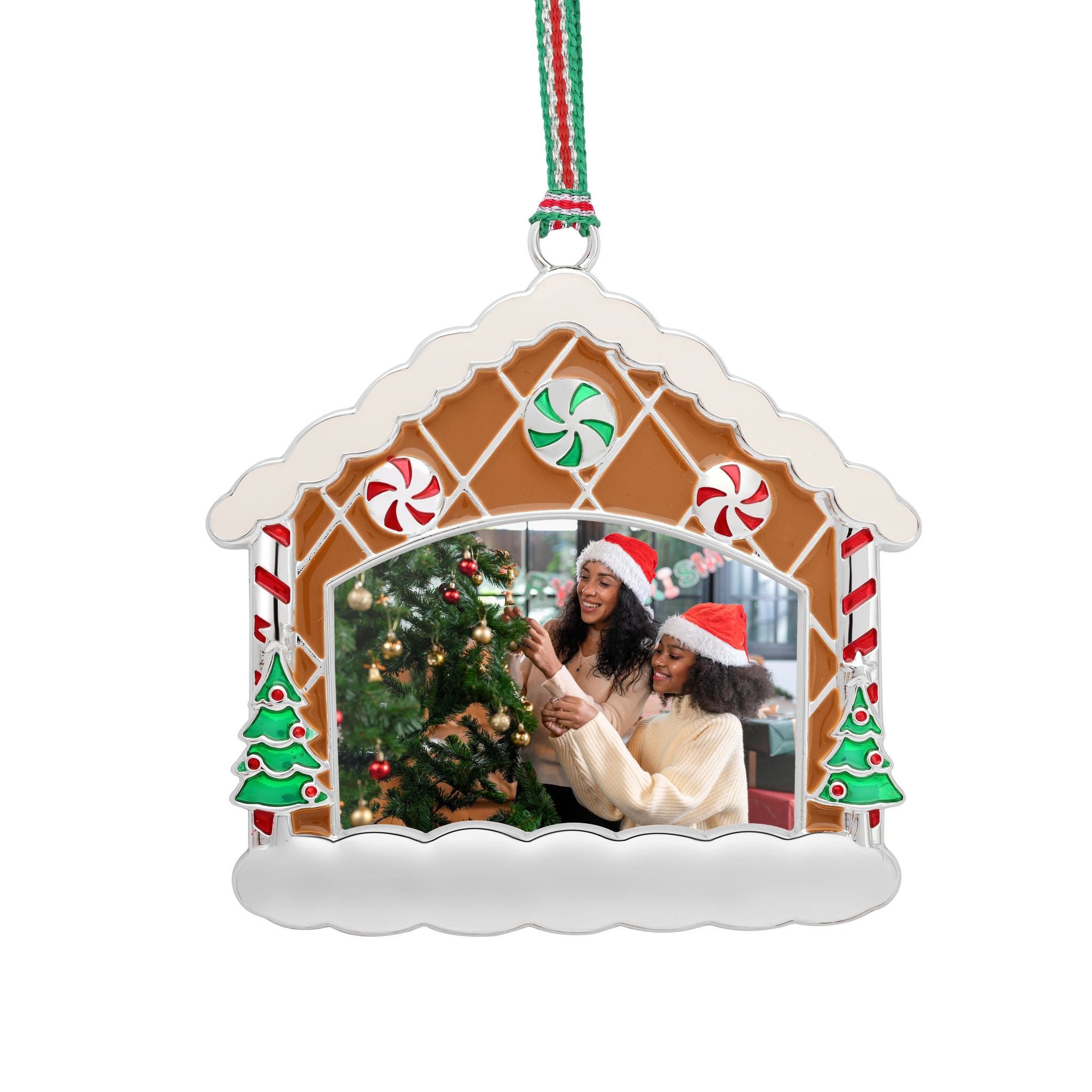 Gingerbread Home Photoframe Christmas Decoration