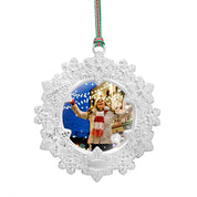 Snowflake Photoframe Christmas Tree Decoration