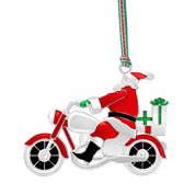 Motorcycle Santa Christmas Tree Decoration