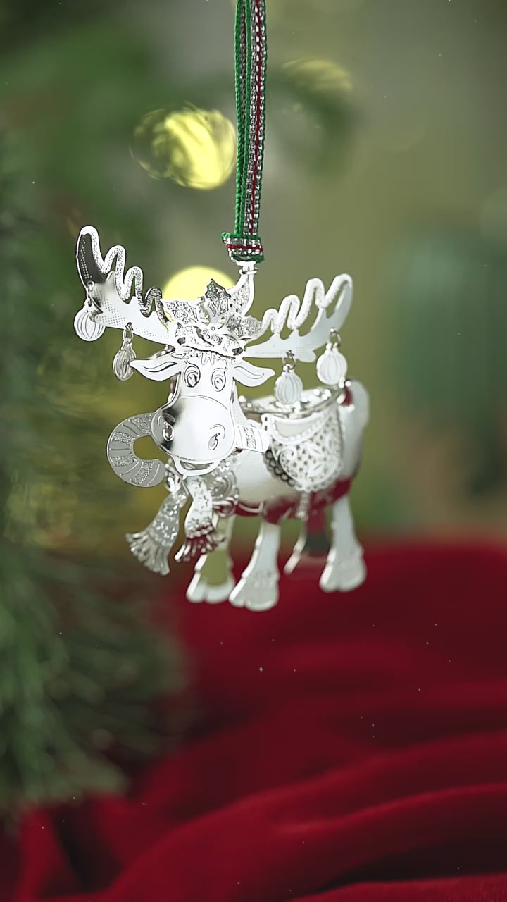 Moose Christmas Tree Decoration