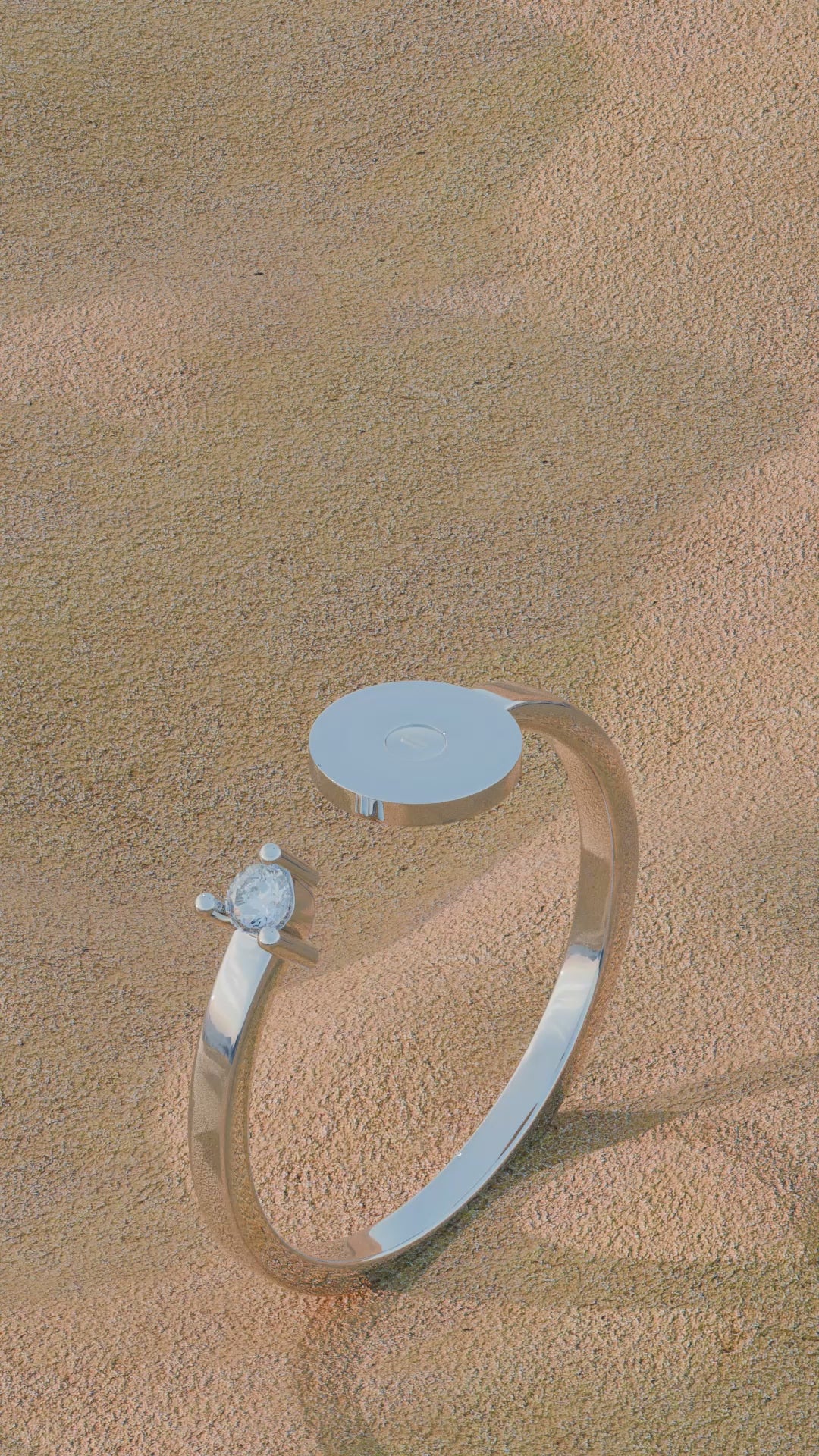 Revolving Ring with Clear Stones