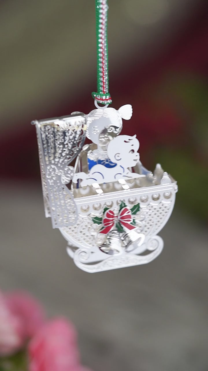 Baby Cradle Christmas Tree Decoration