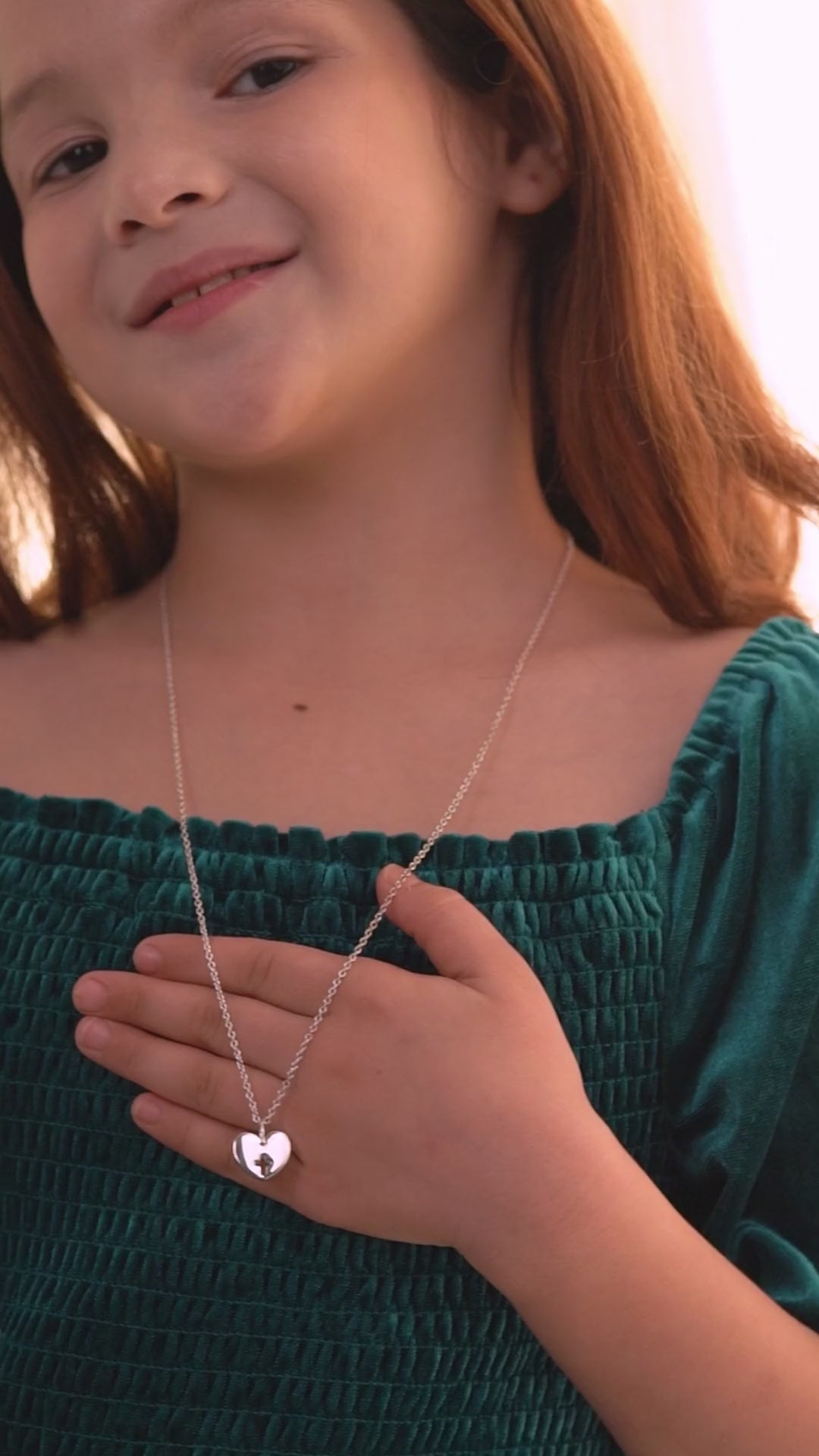 Heart Pendant with Cross