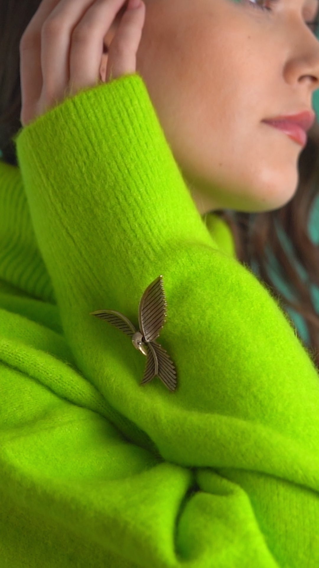 Bird in Flight Brooch