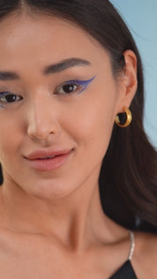 Gold Plated Hoop Earrings