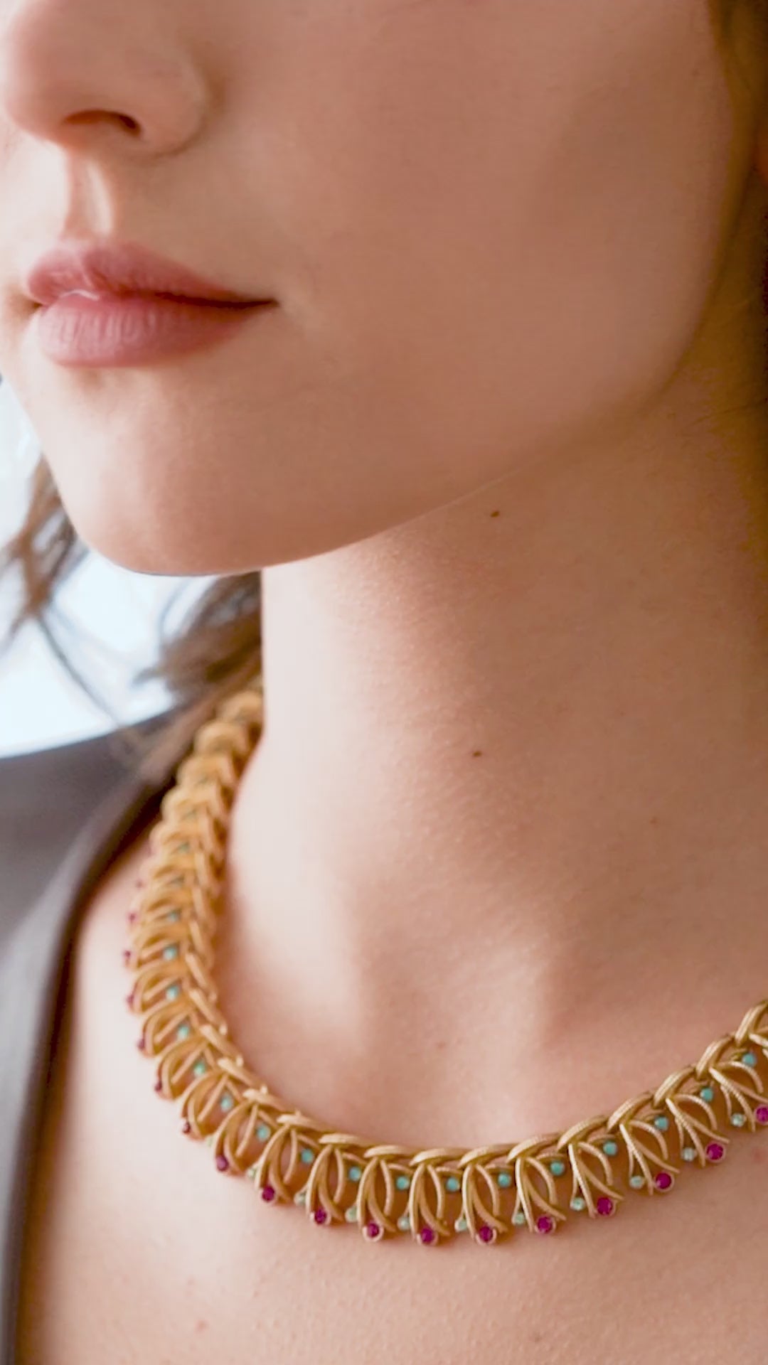 Pink & Turquoise Necklace