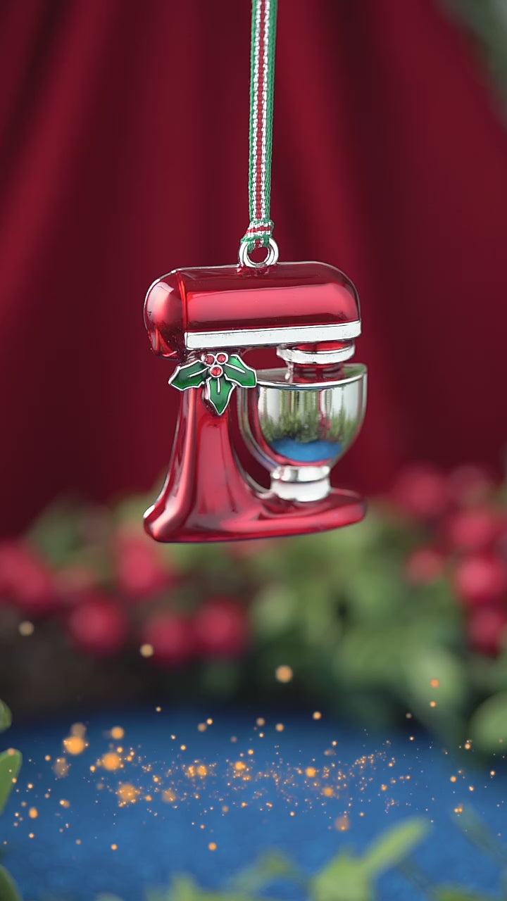 Retro Food Mixer Christmas Tree Decoration