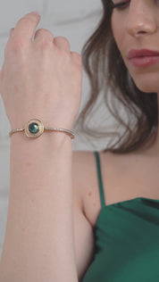 Bracelet with Montana Coloured Stone