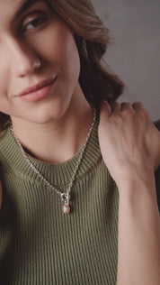 Light Peach T-Bar Pendant