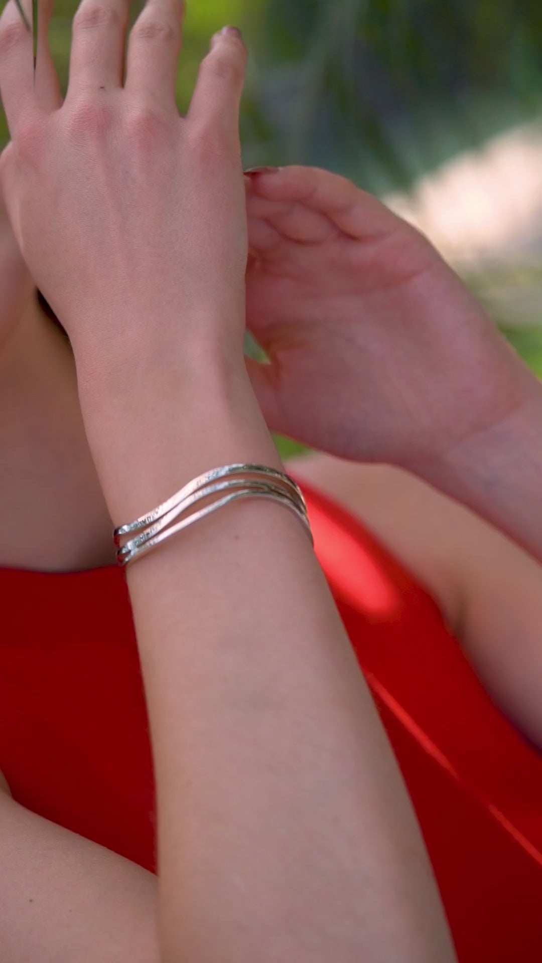 Orca Wave Bangle