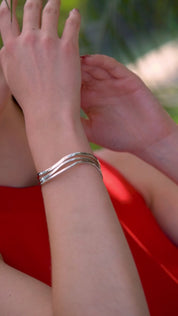 Orca Wave Bangle