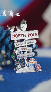 North Pole Christmas Tree Decoration