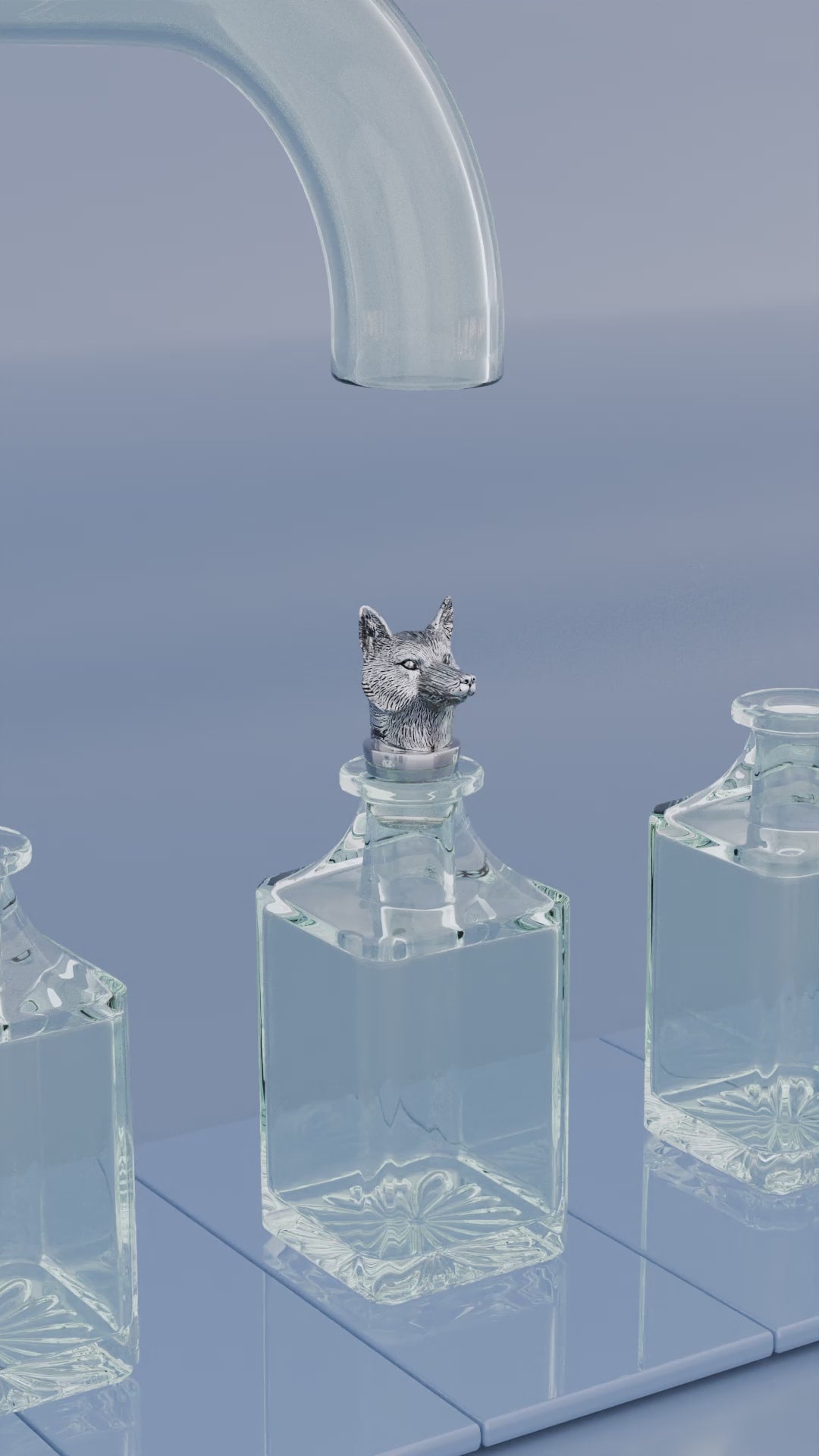 Fox Head Decanter
