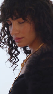Gold Plated Tassel Necklace