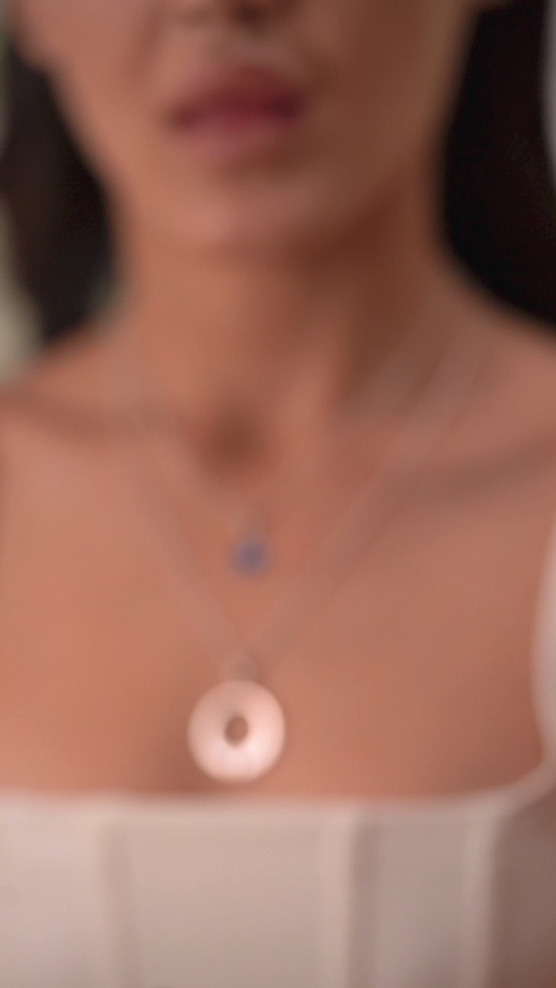 Mona Lisa double pendant