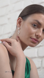 Pearl Cabochon Earrings