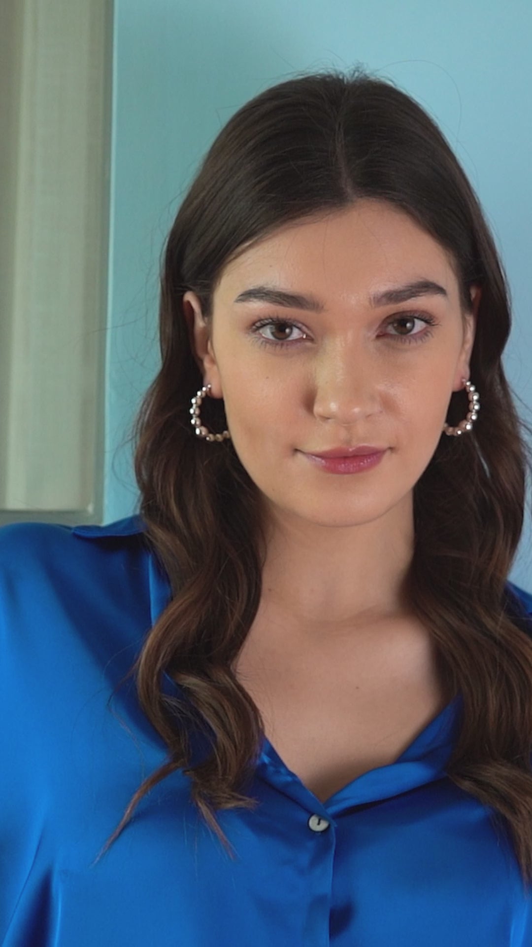 Beaded Hoop Earrings