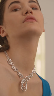 Molten Knot Necklace