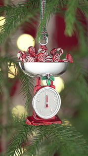 Retro Weighing Scales Christmas Tree Decoration