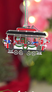 Tram Carriage Christmas Tree Decoration