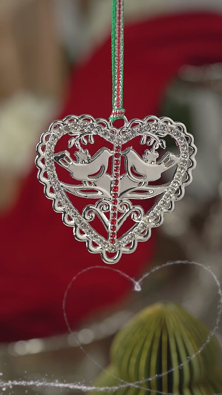 Love Birds Christmas Tree Decoration
