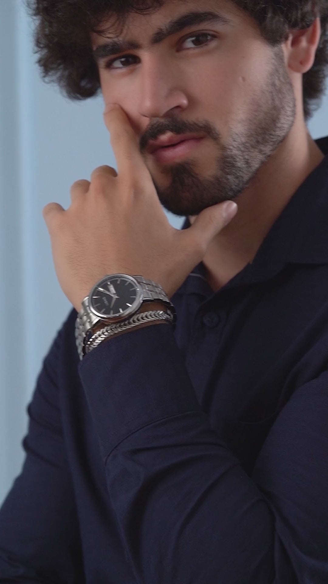 Gents Watch & Bracelet Set