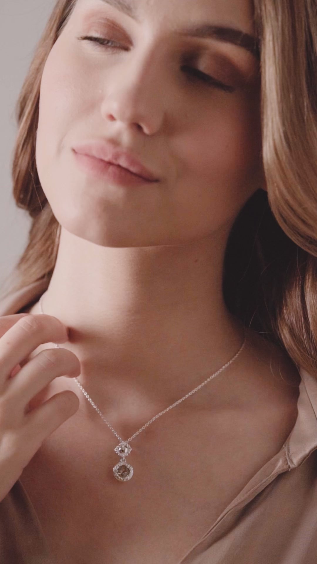 Ti Amo Light Peach Pendant