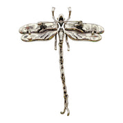 1980's Coloured Rhinestone Dragon Fly Brooch
