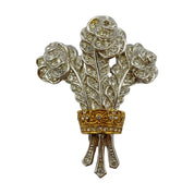 1980's Attwood & Sawyer Fleur de Lis Brooch