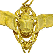 Lelong London Winged Scarab Reproduction Necklace