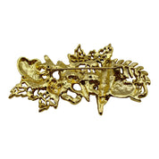 1980's Gold Tone Cherub Brooch